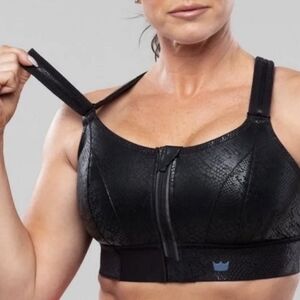 Shefit Ultimate Sports Bra Limited Edition Phantom Liquidshine Snakeskin L